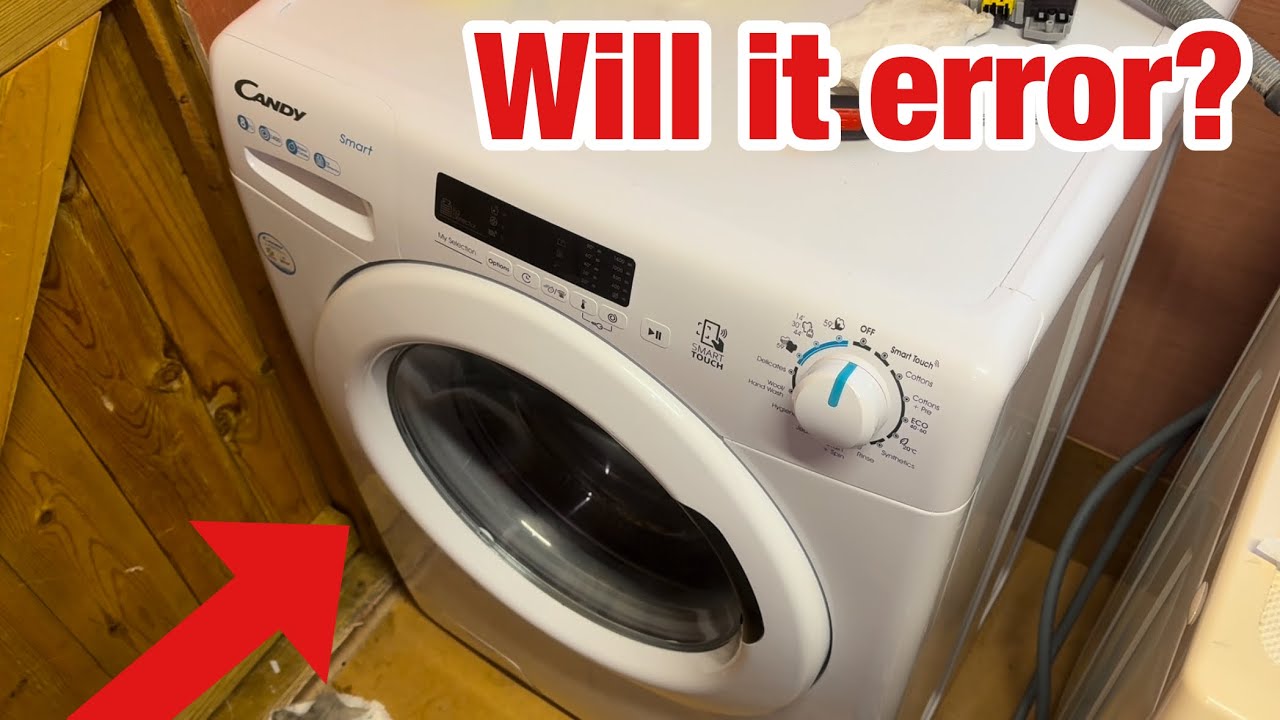 Candy Smart CS1482DE washing machine || Test spin - YouTube