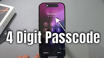 iPhone 16/16 Plus/16 Pro/Max: How to set 4 digit passcode
