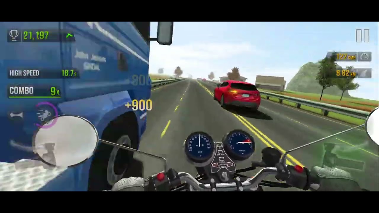 Aaj bike game khale liya