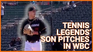 Famous Baseball: Legendary Parents Watch Son Pitch! 🤩 Agassi & Graf at the WBC!🏆 Net Worth