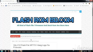 Vitu V12 Flash File | SP7731 | Hang Logo | Lcd Fix Version | Firmware
