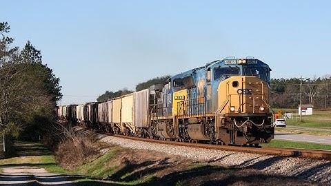 1/5/16, Part 1: NB Morning Parade at Hull, GA on CSX