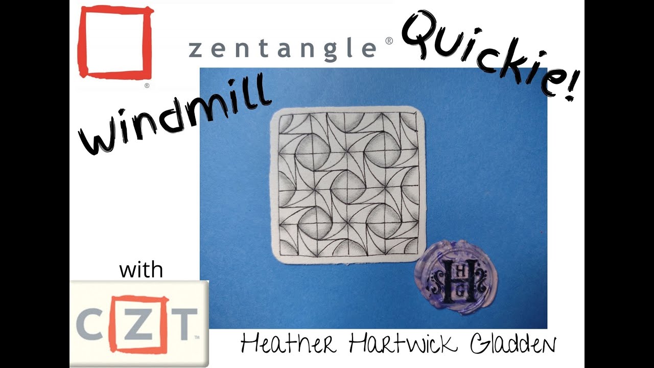 Zentangle® Quickie: Windmill
