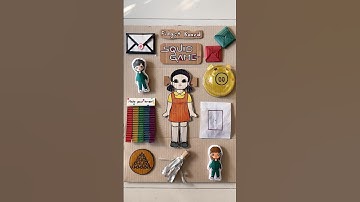 Rating my fidget board 🦑Squid game themed🦑 Sing use only☝️#asmr #squidgame #satisfying #diy