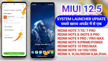 Official 🇮🇳 OTA MIUI 12.5 System launcher Update | XIAOMI Ki Sabsa Bekar Update 😡😡