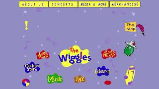 The Wiggles Flash website in 2002