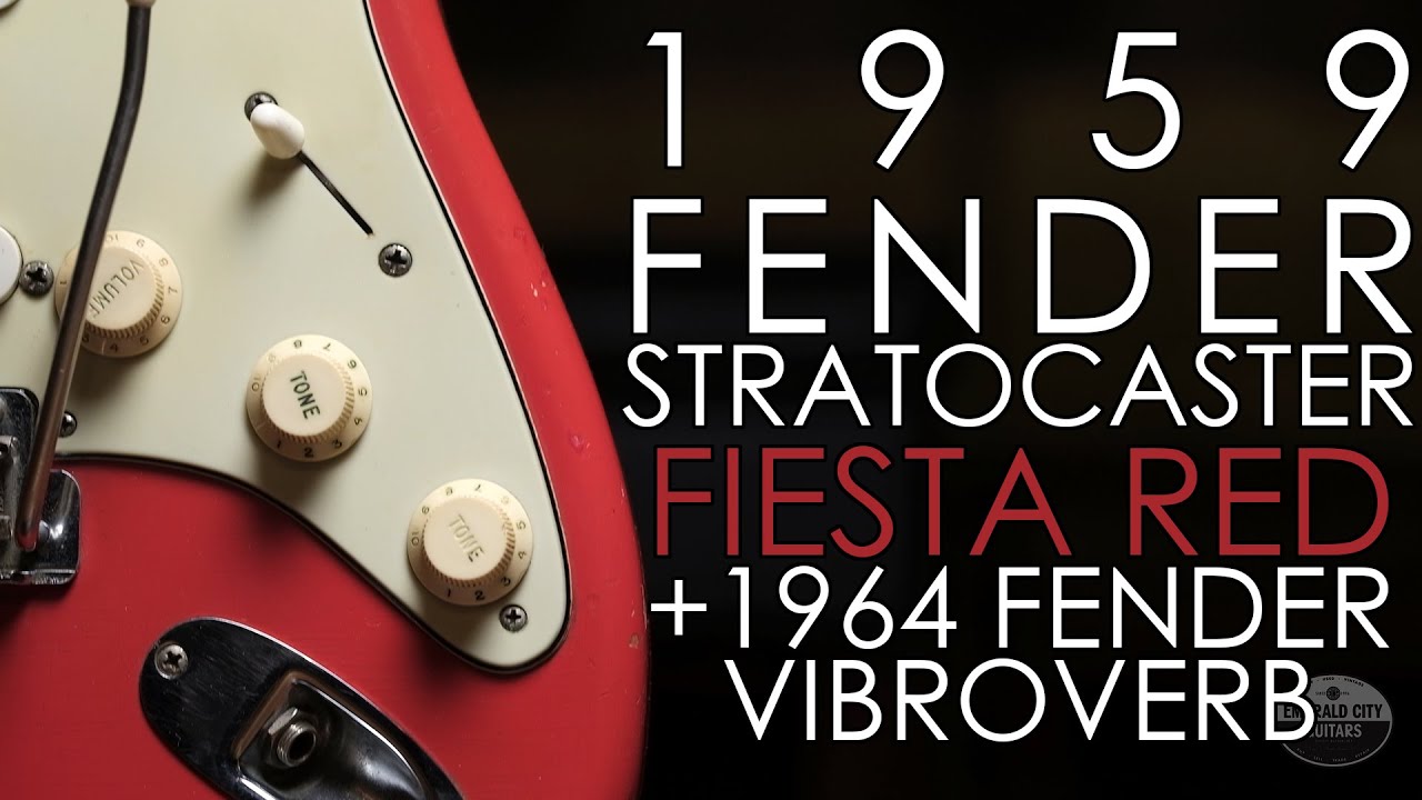 ギター FiestaRed Relic LaquerFinishStratocaster Fender 1961 Relic Stratocaster - Fiesta Red - YouTube