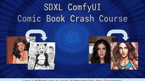 Create Comic Book Art with AI: 3 Easy Methods Using Stable Diffusion & ComfyUI!
