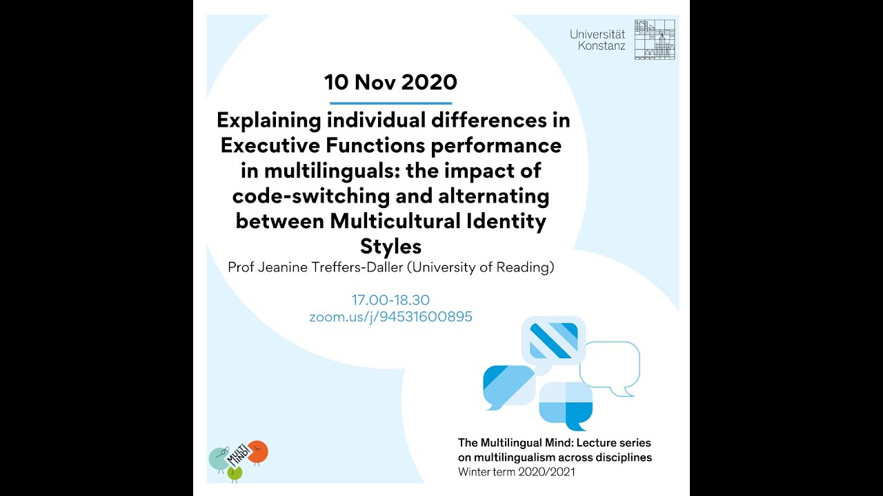 Treffers-Daller:Explaining individual differences in Executive Function performance in multilinguals