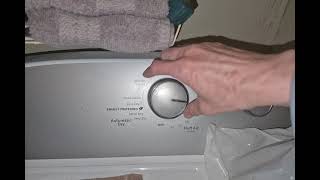 HOW LOUD IS THE BUZZER ON A WED4815 DRYER 
