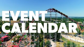 Worlds of Fun 2022 Event Calendar