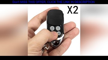 Best GiBiDi AU1600 , GiBiDi Domino Compatible GIBIDI Replacement Garage Door Remote Control 433mhz