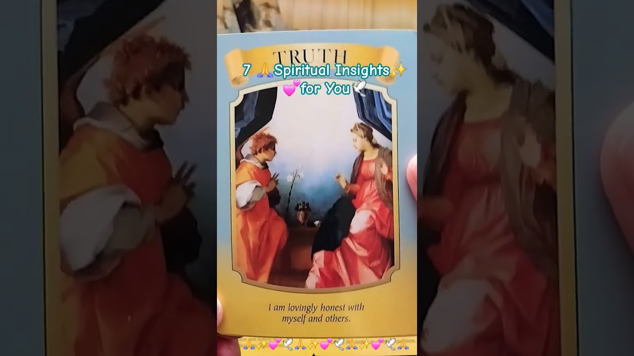 7️⃣ духовных откровений для вас🙏 Гадание на картах Оракула Марии Царицы Ангелов #путешествие к лю...