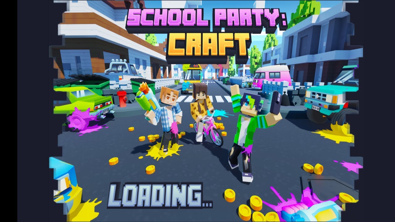Partycraft School party craft Gameplay - walkthrough (Gameplay),