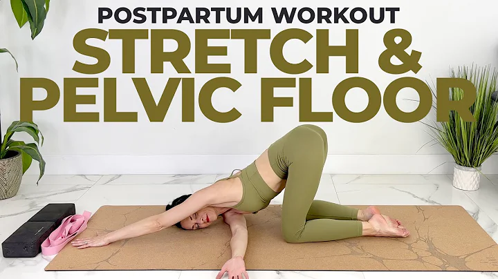 Full-Body STRETCH & Postpartum Pelvic Floor Exercises (Feels Amazing For Breastfeeding!)