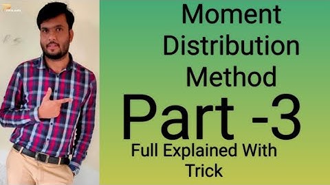 Moment distribution method||   #Theory_of_Structure #Civil_Engineering|| part-3|Full Explained|.