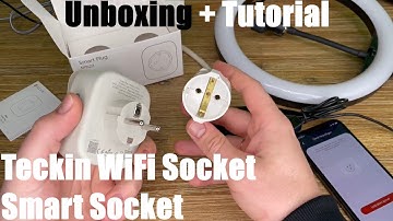 Teckin WiFi Socket Smart Socket Wifi Plug Works with Google Home and Alexa Unboxing and instructions