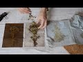 Eco-printing on paper tutorial