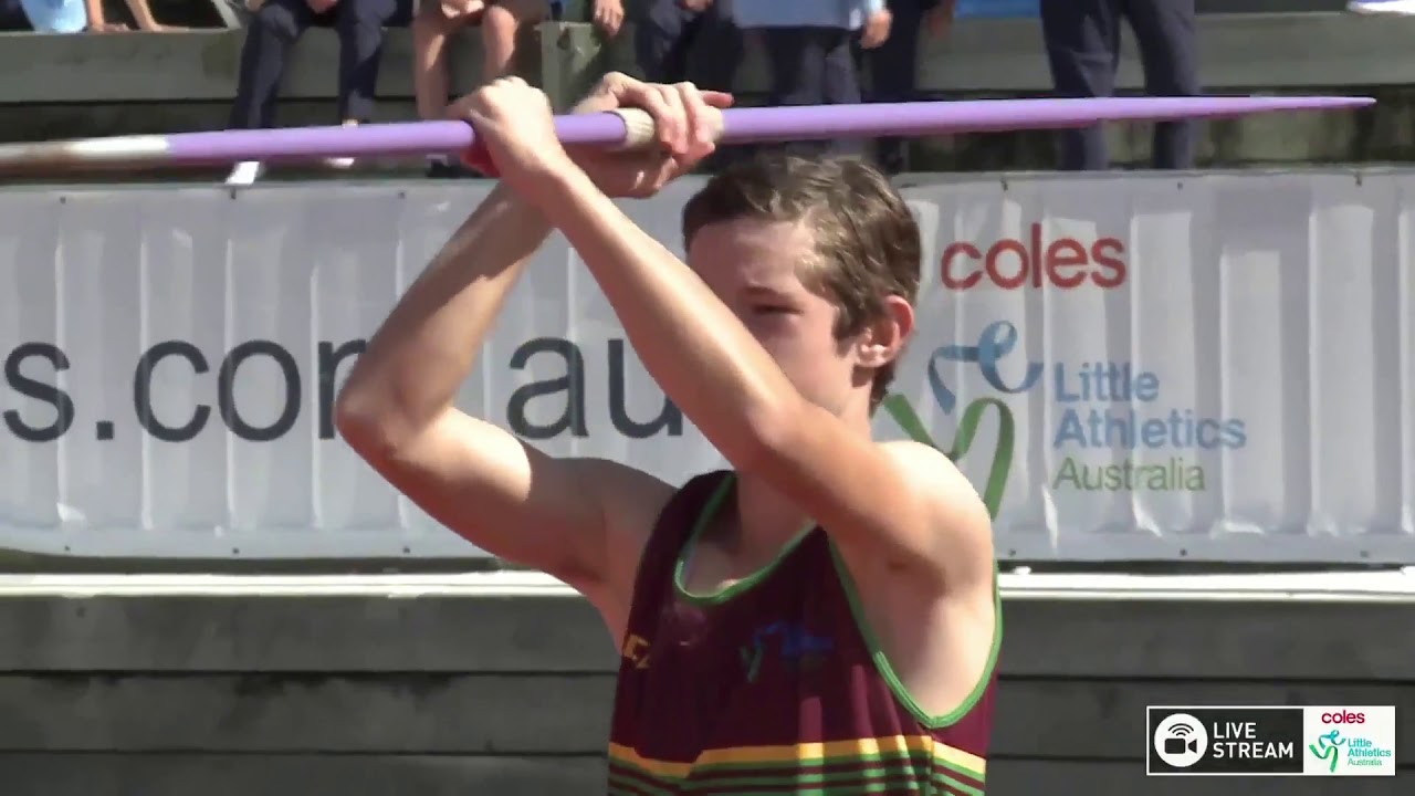 U15 Mens Javelin Final 2018 Coles Little Athletics Championships
