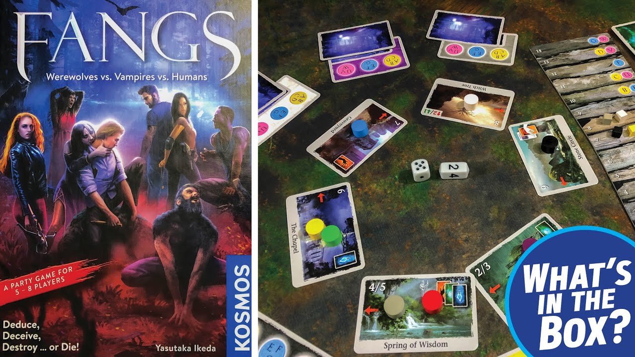 FANGS Board Game: A re-implementation of Shadow Hunters, a social deduction  game. 