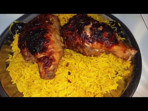 طريقه عمل الحمام الكداب اوي مع الرز الاصفر 🙈🤔👍😋😉