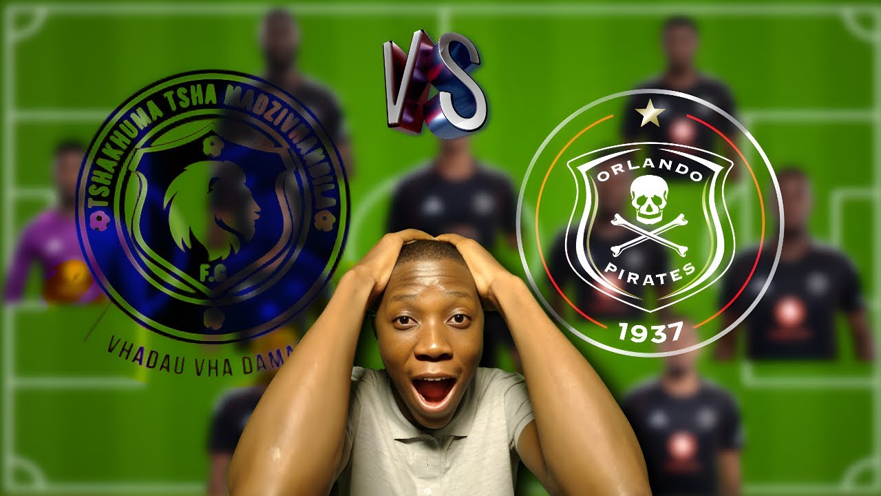 ORLANDO PIRATES LINE UP vs TTM NEDBANK CUP LAST 32