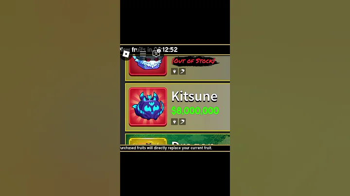 KITSUNE on stock after update be like: #bloxfruits #bloxfruitsupdate #roblox #foryou