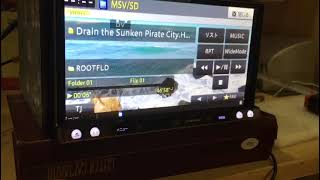 Pioneer Carrozzeria mrz009 + монитор Sanyo Japan - YouTube