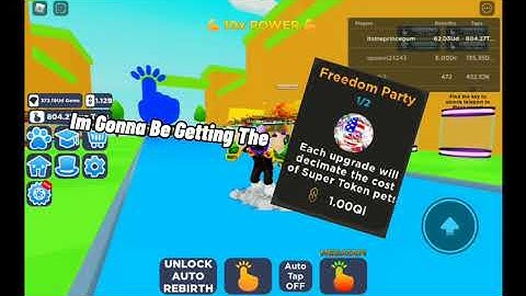 I Got The 1B Upgrade In Tapping Simulator! (Roblox)