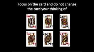 Card Trick Reading Mind (Optical Illusion)