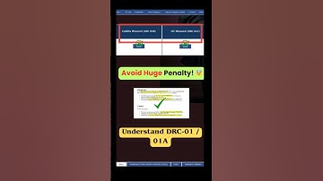 GST Notice Explained | DRC-01 vs DRC-01A | Demand Notice in 45 Sec ⚡ #shorts #gstindia #gstupdates