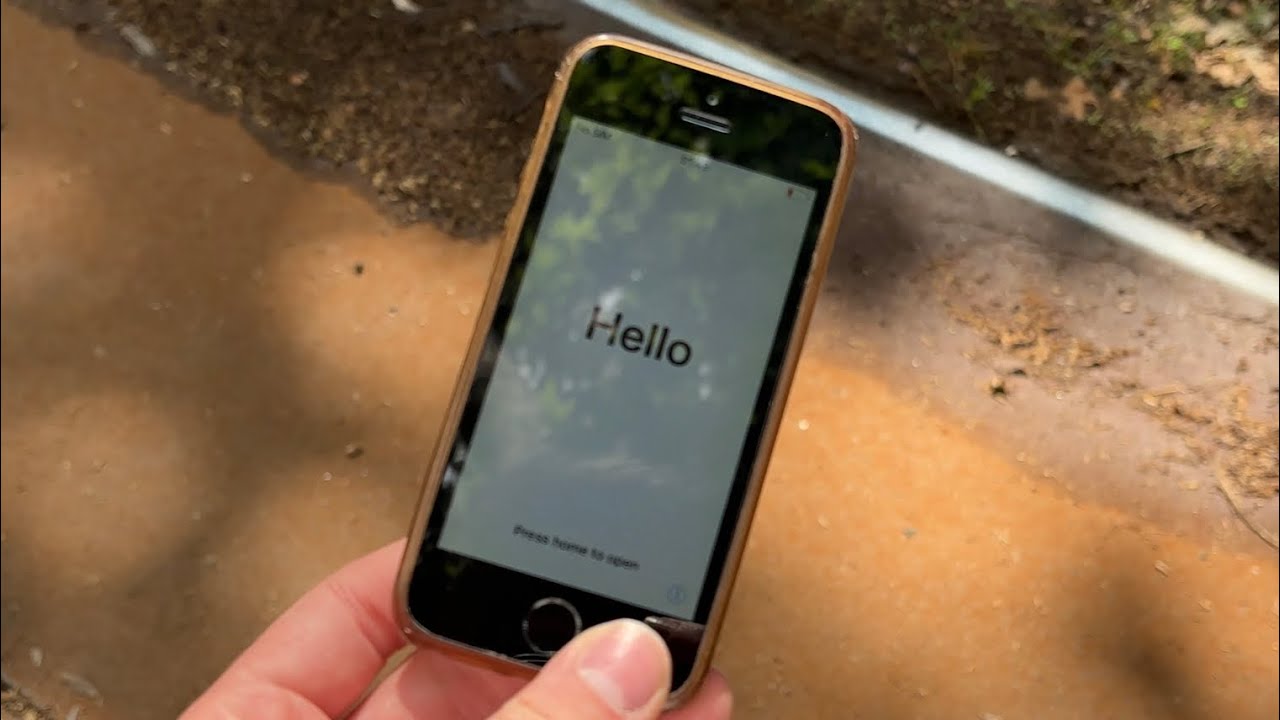 iPhone 5s drop test with case