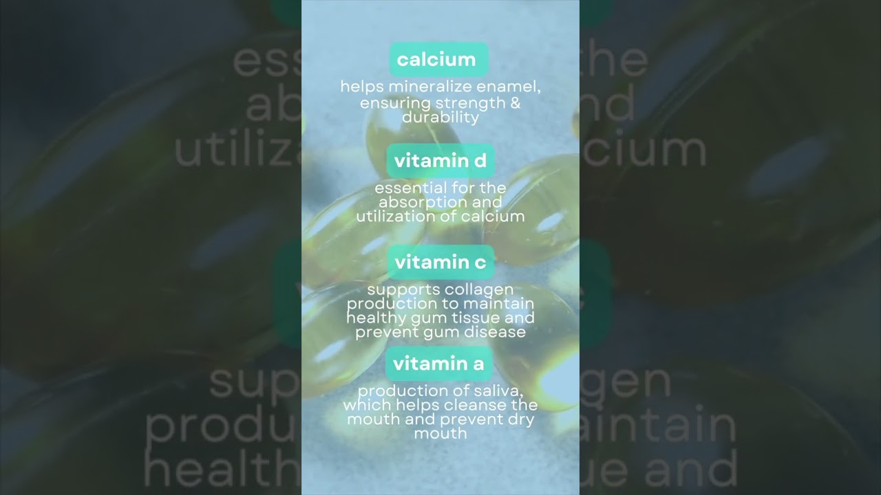How Vitamins Affect Your Teeth 💊