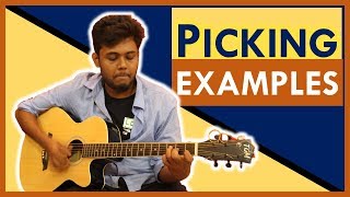 Guitar Picking with Example 03 Guitar Bangla Lesson Let39s Sing Bd