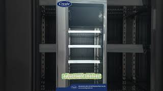 Overhead Compressor And Light Box Glass Door Freezer Plug In#foryou #factory #supermarket