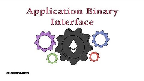 Ethereum Mist Wallet - Application Binary Interface