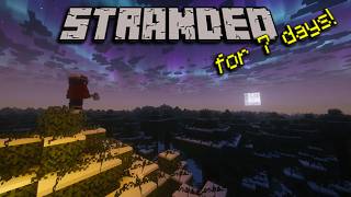 I Was Stranded in a Minecraft Forest for 7 Days