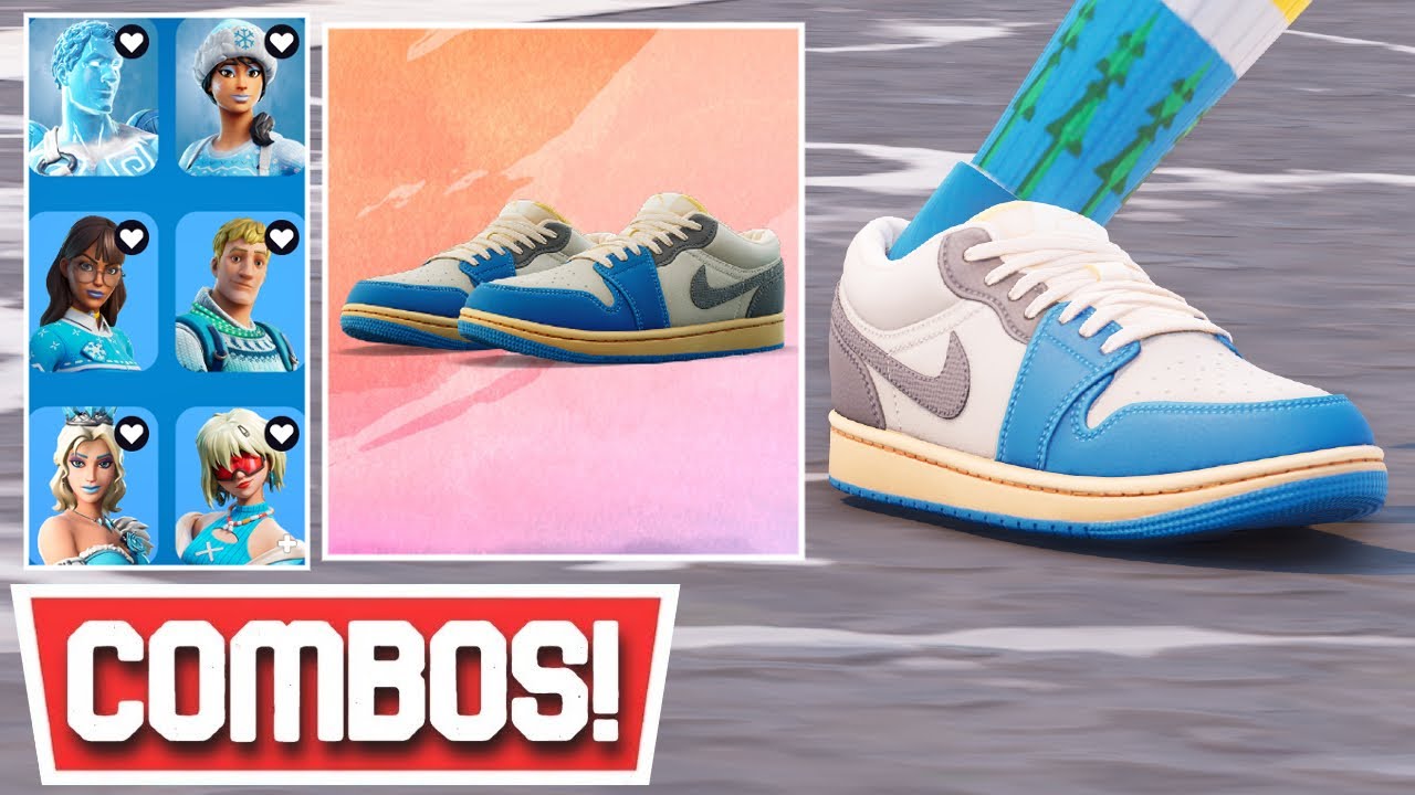 *NEW* BEST AIR JORDAN 1 LOW 'TOKYO 96' KICKS COMBOS! | Fortnite