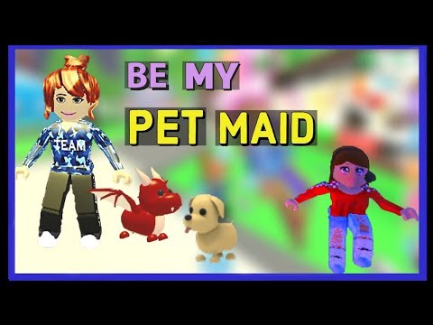 Adopt Me I M Not Your Pet Maid Youtube - roblox maid shirt get 25 robux