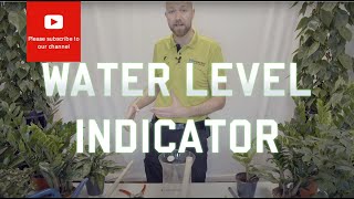 How to make a water level indicator (water gauge)