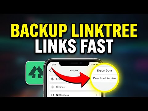 How to backup your Linktree affiliate links safely - Easy Tutorial