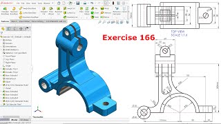 Solidworks Tutorial for beginners Exercise 166