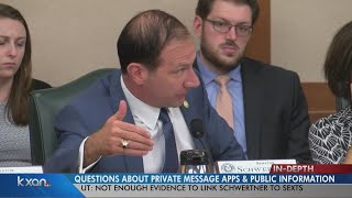 Why was a Texas Senator using the burner app Hushed?