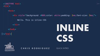Inline CSS