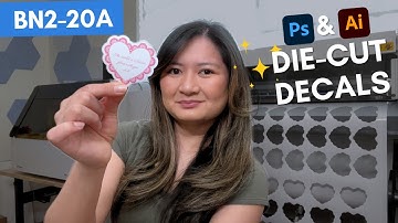 Die Cut Stickers w/ Photoshop & Illustrator | Perf-Cut on the BN2-20A | Roland VersaWorks