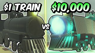 $1 vs $10000 TRAIN in Dead Rails!