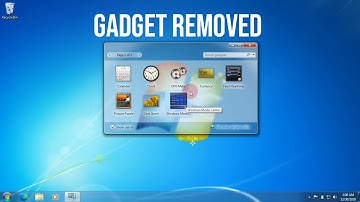 How to Remove Gadgets in Windows 7
