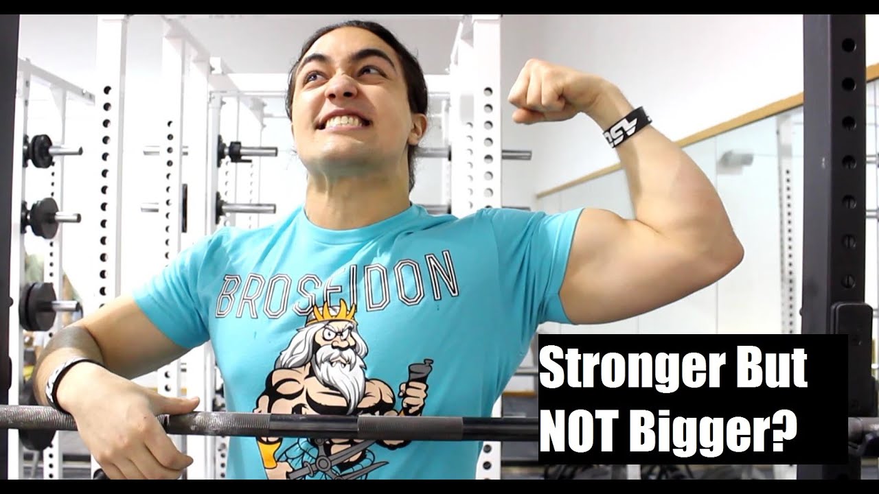 Bigger stronger. Getting stronger. Get stronger. Get strong.