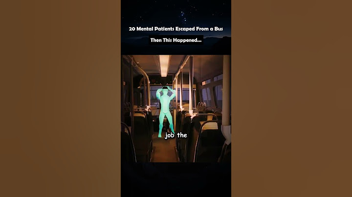 20 Mental Patients Escaped From a Bus, then This Happened... #shorts #fyp