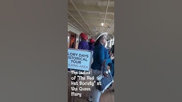 Ladies of the Red Hat Society at the Queen Mary #oneul